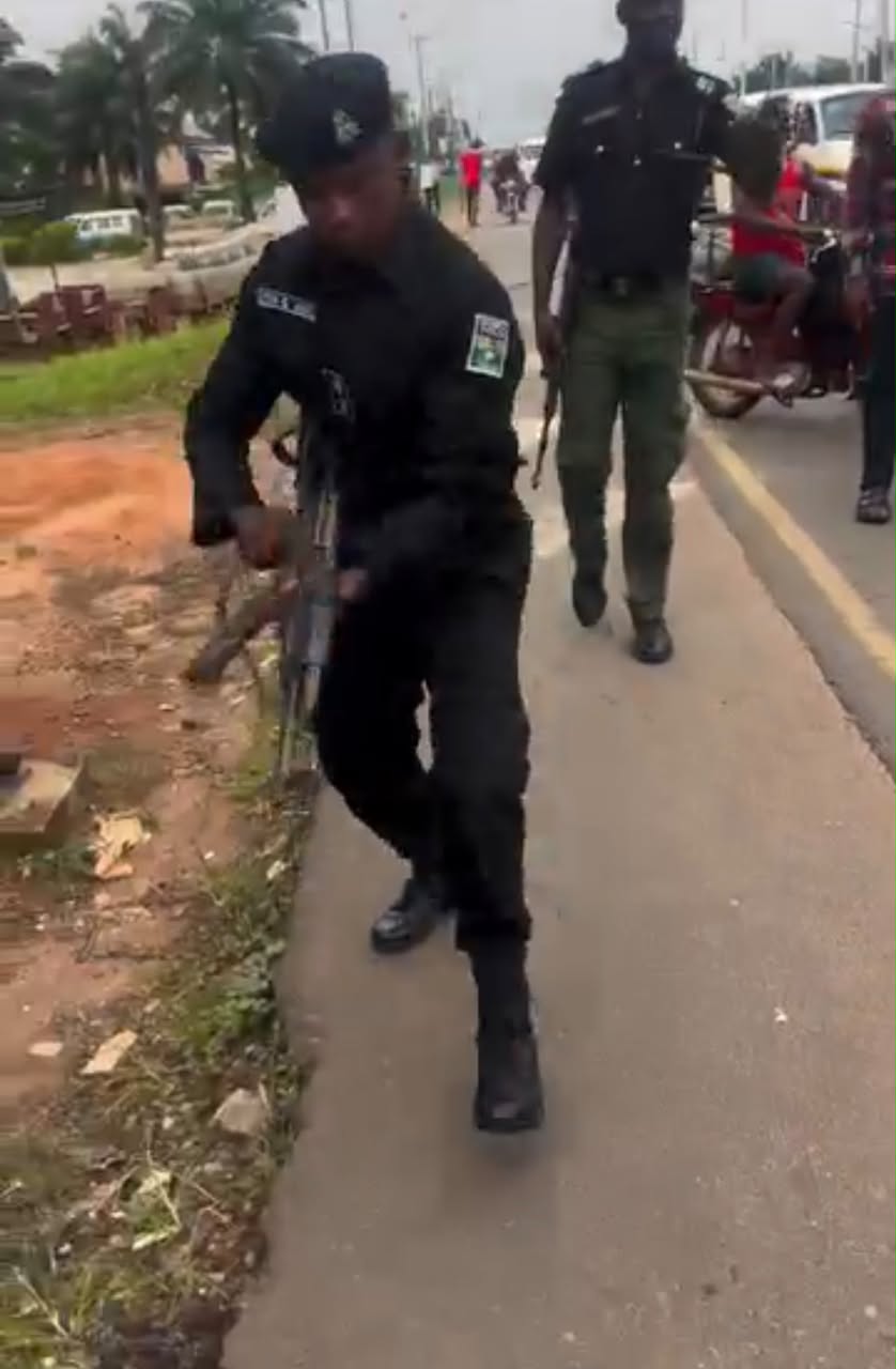 Imo Police Command probes viral video of its officer assaulting man along Owerri-Orlu road